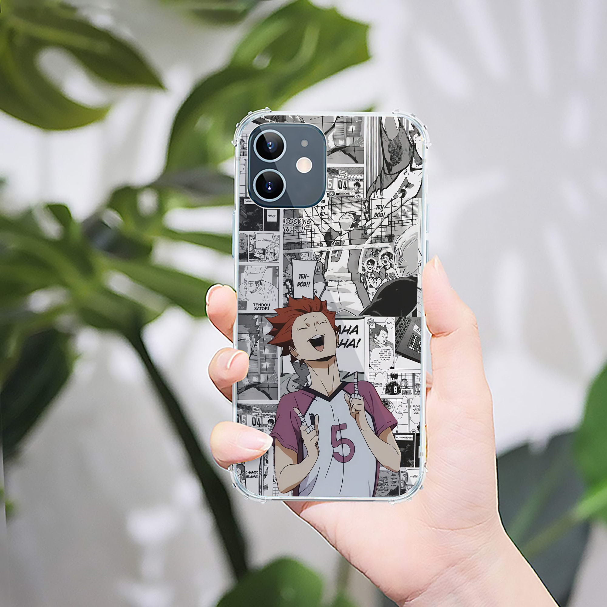 （画像用） ハイキュー!! Haikyu!! 【iPhone 12シリーズ対応】透明スマホケース（クリアソフトケース）